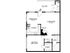 1 Bedroom Floor Plan | Apartments For Rent In Chandler, AZ | Arches at Hidden Creek Apartments