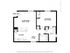 1 Bedroom Floor Plan | Apartments For Rent In Henderson, NV | The Edge at Traverse Pointe Apartments