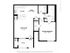 1 Bedroom Floor Plan | Apartments For Rent In Henderson, NV | The Edge at Traverse Pointe Apartments