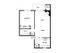 1 Bedroom Floor Plan | Apartments For Rent In Tumwater, WA | Villas at Kennedy Creek