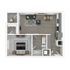 1 Bedroom Floor Plan | Apartments For Rent In Edgewood WA | 207 East