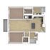2 Bedroom Floor Plan | Apartments For Rent In Everett WA | Helm