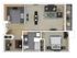 Floor Plan 7 | 2 Bedroom Apartments Seattle | 700 Broadway Apartments
