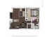 1 Bedroom Floor Plan | Apartments For Rent In Henderson, NV | The Edge at Traverse Pointe Apartments