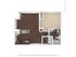 1 Bedroom Floor Plan | Apartments For Rent In Henderson, NV | The Edge at Traverse Pointe Apartments