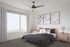 Inviting bedroom in two-bedroom layout at The Oslo, combining comfort and modern aesthetics with soft bedding and streamlined furniture for a restful night