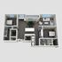 The Odyssey -  two-bedroom apartment layout at The Lofts at City Center - 1,546 sq ft