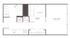 Cozy studio apartment floor plan showcasing efficient layout with sleeping area, compact kitchen, and living/dining space.