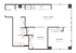 Modern floor plan showcasing 2 spacious sleeping areas, open-concept living/dining space, and efficient kitchen layout with washer/dryer area.