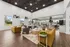 Dining and living area with modern finishes in Denton TX rental home near Denton Square