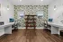Spacious open interior living area in Denton TX single-family rental home with wood flooring