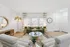 Bright living room in Denton TX single-family rental home with open layout near UNT and Denton Square