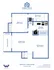 One Bedroom Garden Floorplan at 760 Square Feet - Partial Upgrade