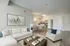 furnished living area in apartment home