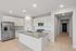 Kitchen with island dining