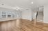 Living room with vinyl plank flooring