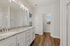 Bathroom with double vanity