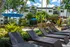 expansive pool deck with lounges