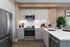 Modern Kitchen with GE Stainless Steel Appliance Package