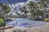 resort pool with beach entry