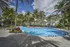 resort pool with beach entry