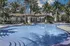 resort pool with beach entry