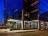 Wolf Point West Building Entry Nighttime