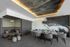 Sophisticated interior featuring a modern lounge with cozy seating and a stylish dining area.