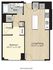 Tier 63.2 - 1 Bed/1 Bath w/ Terrace: Unit#'s 563, 763, 963 and 1163