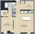 Tier 16.0 - Small 1 Bed 1Bath with Den