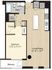 Tier 69.1 - Small 1 Bed 1Bath with Balcony