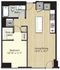 Tier 3.0 - 1 Bed 1 Bath with Balcony