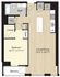 Tier 75.1 - 1Bed/1 Bath w/Balcony