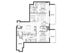 Contemporary floor plan featuring 2 spacious bedrooms, open living and dining area, modern kitchen, luxurious bathrooms, and private relaxation space.
