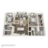 Charming 3D floor plan of B3 Amber, featuring two spacious bedrooms, an open-concept living and dining area, modern kitchen with island, and a luxurious bathroom. Large windows and private patio enhance natural light. Total area of 1392 sq ft.