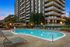 apartment building and pool