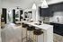 Sleek matte black finishes and gold hardware