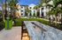 Al fresco kitchen and game lawn