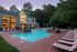 apartment pool evening