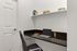 built-in desk space