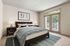 furnished bedroom in townhome