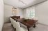 furnished dining area in townhome