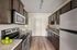 furnished kitchen with appliances in townhome