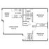 Spacious floor plan showcasing 2 bedrooms, 2 bathrooms, a cozy living area, and modern kitchen with dining space.
