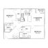 Modern floor plan showcasing 2 bedrooms, a combined living and dining area, a functional kitchen, and two bathrooms with balcony.