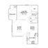 Charming 2D floor plan showcasing a master bedroom, spacious living and dining area, balcony, and a sleek kitchen design.