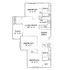 Inviting floor plan showcasing 3 bedrooms, a spacious living room, and charming patio, ideal for modern living.