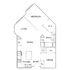 Modern floor plan showcasing an open living and dining area, spacious bedroom with walk-in closet, functional office space, and a well-equipped kitchen.