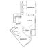 Inviting floor plan showcasing 2 bedrooms, spacious living and dining areas, modern kitchen, and patio.