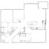 Inviting 2D floor plan with 2 bedrooms, modern kitchen, and open living-dining area featuring ample natural light.